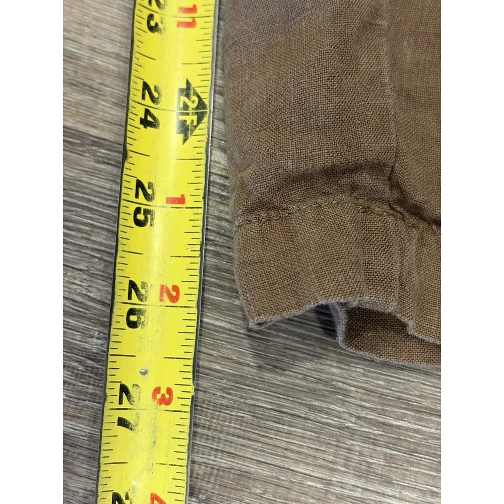 Todd Snyder Brown Utility Jogger Pants Mens Elastic Waist Cuffed Workwear Sz L